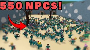 Игра в кальмара но я самый главный и вместо людей нпс!