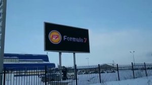 Установка LED экрана 3х6 м.