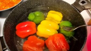 Вкусней рецепта нет! Квашеный перец фаршированный капустой..