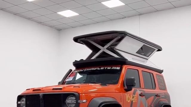 Self Lifting Hard Shell Rooftop Tent смотреть онлайн