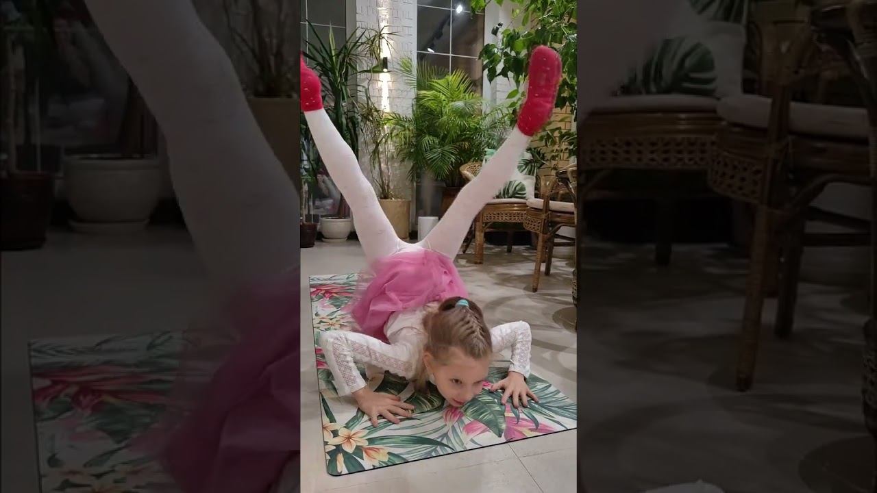 ОСТОРОЖНО - иначе, СИНЯК на подбородке! #гимнастикадети