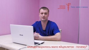 Оплодотворилось мало яйцеклеток. Почему?