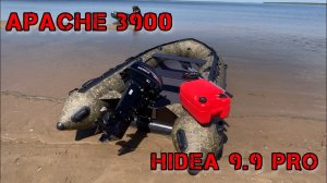 Первый спуск лодки APACHE 3900 на воду и обкатка мотора HIDEA 9.9 PRO. 21.05.2023г.