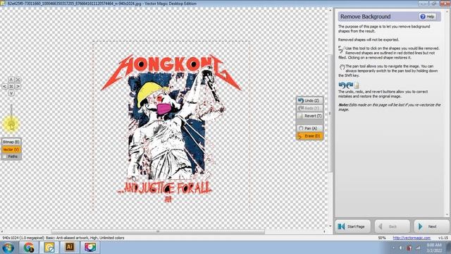 Vectorize your designs using vector magic and save them to different file formats, смотреть онлайн