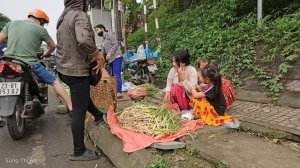 Daily Life of a 23 Year Old Single Mother - Harvesting lemongrass root & raising three children