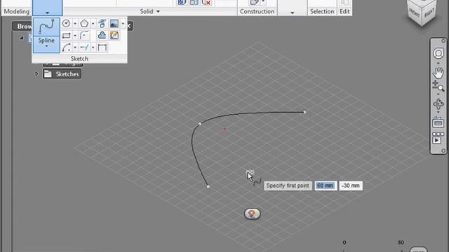 12 Autodesk Inventor Fusion Tutorials ( Spline) смотреть онлайн