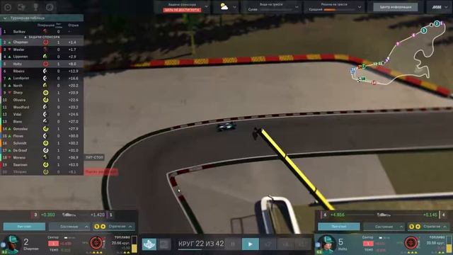 Motorsport Manager: Гран-при Бельгии смотреть онлайн