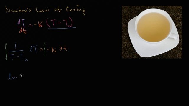 Newton's Law of Cooling | First order differential equations | Khan Academy смотреть онлайн