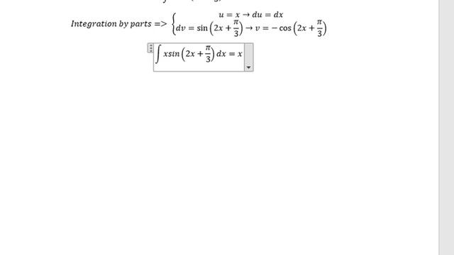 Calculus Help: Integral of xsin(2x+π/3)dx - Integration by parts смотреть онлайн