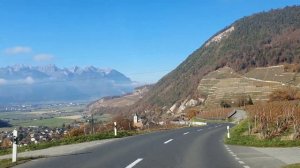 За рулём.Горный серпантин-2.Швейцария.