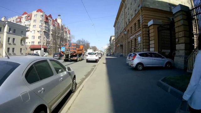 20.04.2021. Прогулка по Большому Сампсониевскому пр. и пр. Энгельса. смотреть онлайн