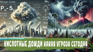 КИСЛОТНЫЕ ДОЖДИ что это такое , почему возникают и состав, влияние на человека и окружающую среду