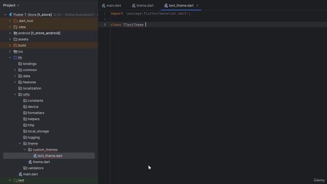 3. Professional Setup of a Theme in Flutter  Light and Dark theme Flutter
