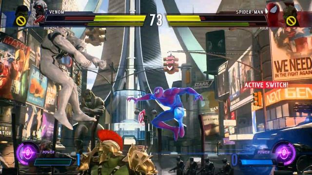 Hulk & Venom vs Gladiator Hulk & Spider Man (Hardest) Marvel vs Capcom: Infinite смотреть онлайн