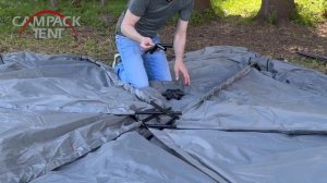 Обзор. Шатер - Тент бренда Campack Tent - модель `G-3601W. Сборка и подробное описание.