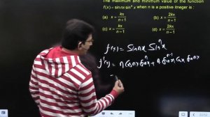 The maximum and minimum value of the function f(x)=sinnx sin^nx when n is a positive integer is: