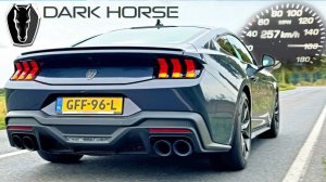 FORD MUSTANG DARK HORSE | 0-100 100-200 КМ/Ч МАКСИМАЛЬНАЯ СКОРОСТЬ и ЗВУК AutoTopNL