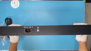 10/100/1000Mbps Commercial Managed PoE Switch 2SFP+16PoE+2UTP1Console Integral Power supply 300W