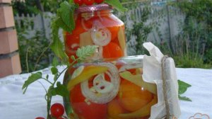 Помидоры с луком