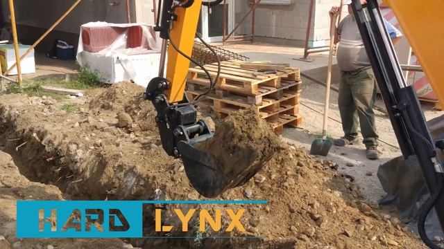 Hardlynx Mini bager 1800 + Lyžica 260 mm смотреть онлайн