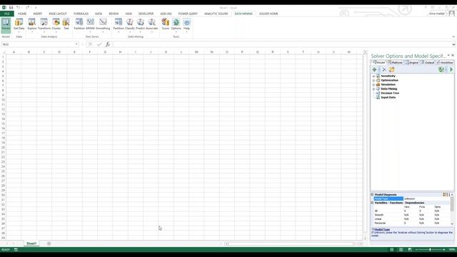 8/17/18 Using Analytic Solver Data Mining to Gain Insights from Your Data in Excel 1