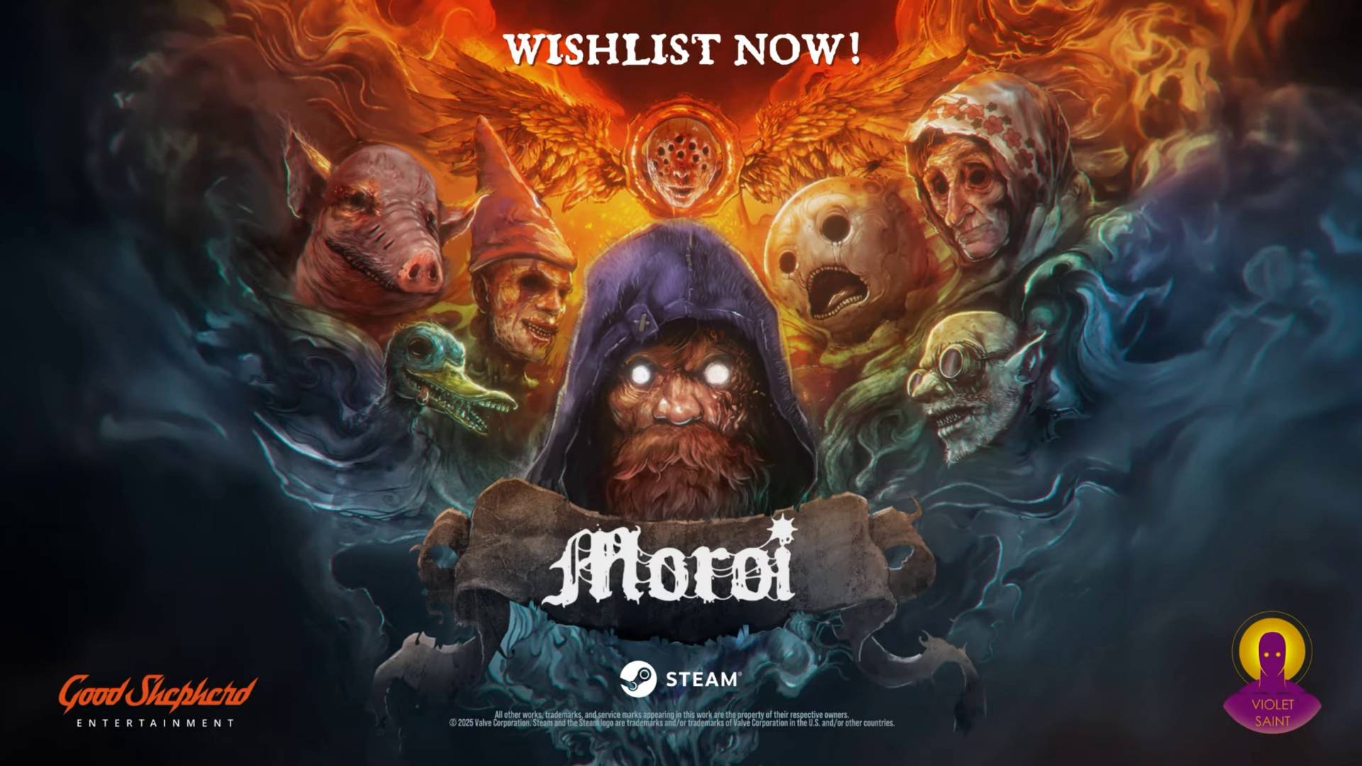 Moroi - Reveal Trailer. Мрачное и стильное фентези от Good Shepherd Entertainment.