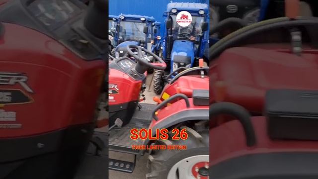 #минитрактор #solis26 tiger limited edition с фронтальным погрузчиком и экскаватором! #понитрактор