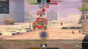 Красивый бой на КВ-2! в Tanks Blitz
