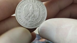 Цена 5-ти марочных монет Третьего Рейха.