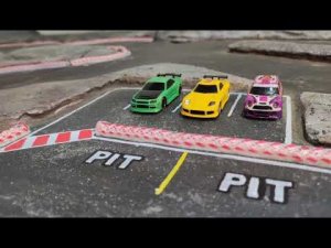Рождение ДРИФТ RC трассы для Turbo racing c64 настольных  дрифт машинок 1/76