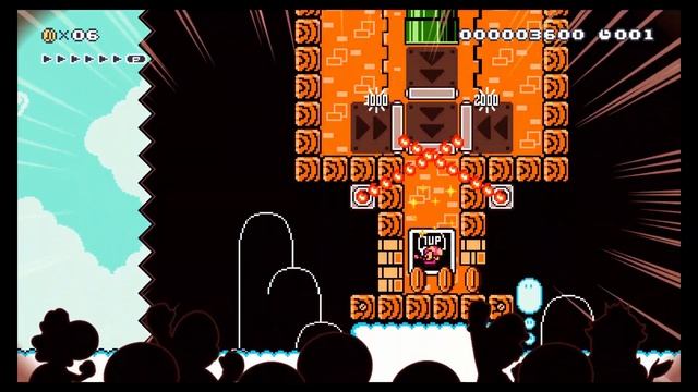 Geometry Dash - Back on Track - Super Mario Maker 2 MUSIC Level Showcase смотреть онлайн