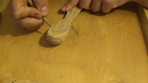 Красивая ложка Болгаркой из ветки Вишни.