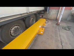 Блокировщик колес фур и грузовиков T-Lock - отстыковка от грузовика