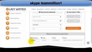 Lazy Matrix   высокодоходный проект на полном автомате   Обзор кабинета и возможностей заработка