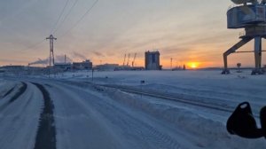 Таймыр, Дудинка 18.01.23. рабочие будни на севере.