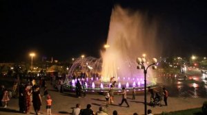 Самарканд, музыкальный фонтан. Песня про Самарканд. май 2014.