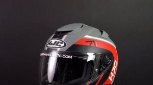 HJC RPHA-71 Mapos Grey / Red - ChampionHelmets.com