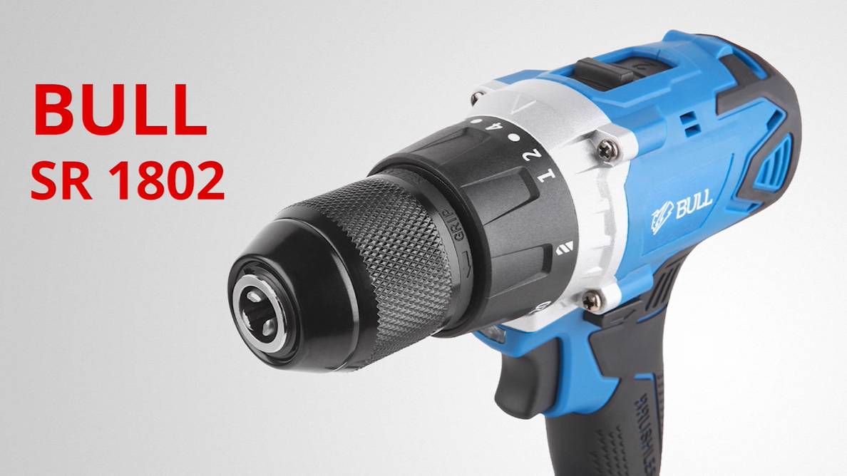 BULL SR 1802 Аккумуляторная дрель-шуруповерт смотреть онлайн