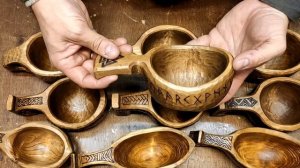 Обзор готовых кукс или ковшиков из дерева