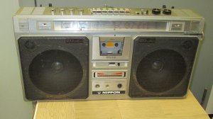 Винтажный кассетный радио-плеер NIPPON KSC-M1900 Boombox-Япония-1977-1980-годы производства