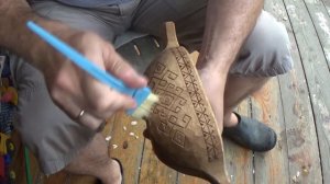 Тонируем кофейной гущей деревянную посуду