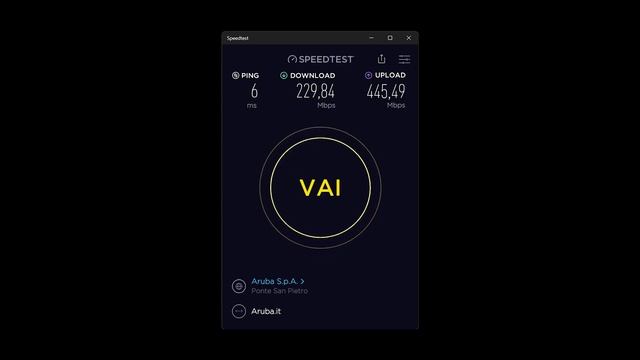 Speedtest FTTH ARUBA 2.5 Gbps Open Fiber ad ALMENNO SAN BARTOLOMEO (BG) Ore 19 SEMPRE PEGGIO смотреть онлайн