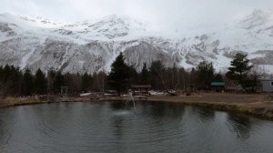 Sound of Fountain and Noise of Snowstorm