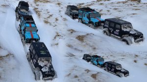 Jeep Wrangler Rubicon от Traxxas и HB Huangbo и опоздавший Defender тоже trx