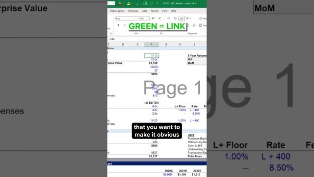 Excel Formatting Rules for Finance #excelhelp #exceltutorial #exceltips #powerpoint