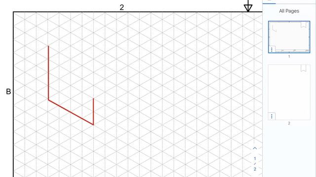 Using the Isometric grid paper in Notability смотреть онлайн