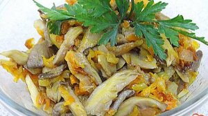 Вешенки жареные