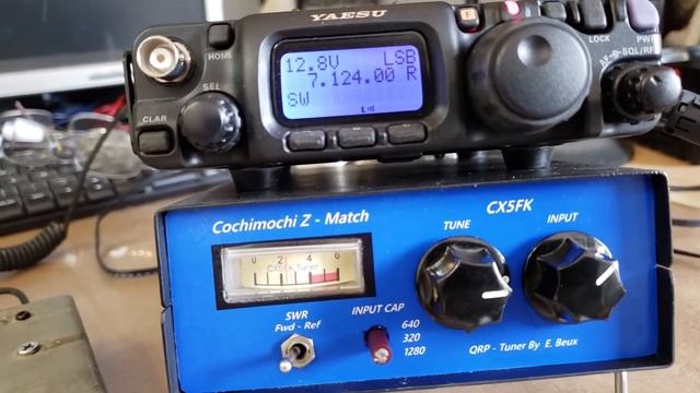 LU1ECZ contacto QRP prueba de antenna tuner Z-Match смотреть онлайн