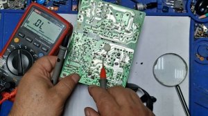 Прогорел почти до дыры , снабберная цепь