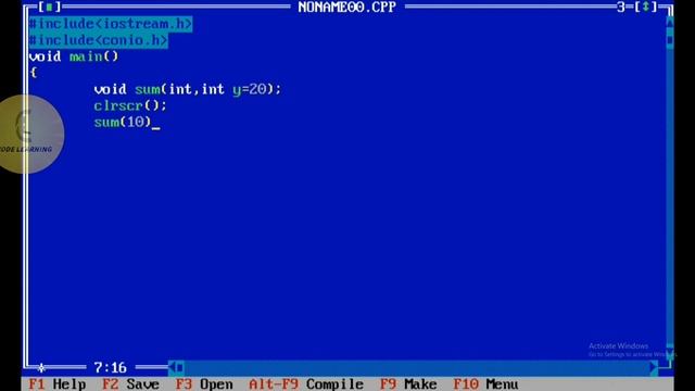 C++ | function #14 'default argument' | CodeLearning